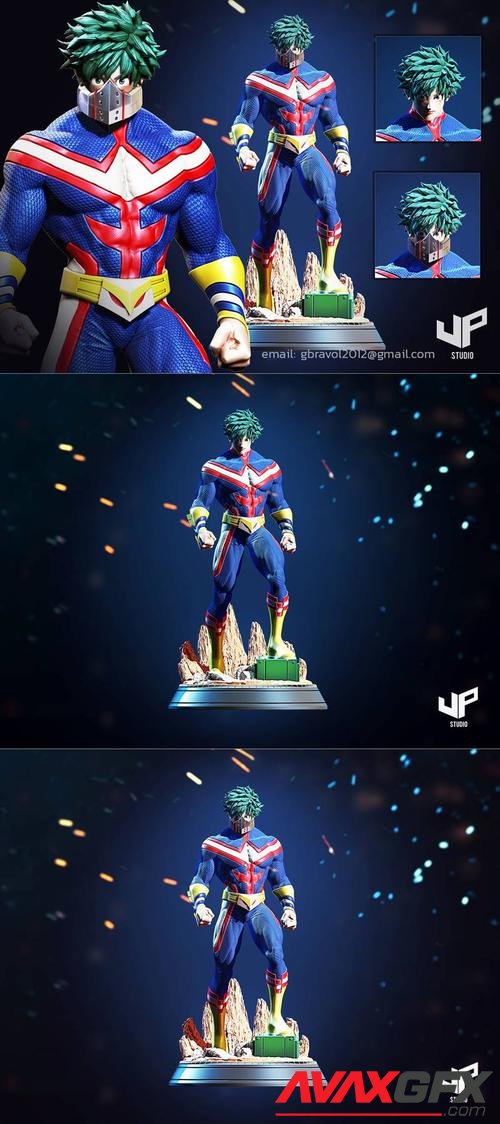 Midoriya Izuku My Hero Academia Fan art – 3D Print