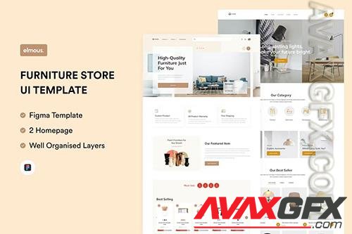 Furniture Store UI Template