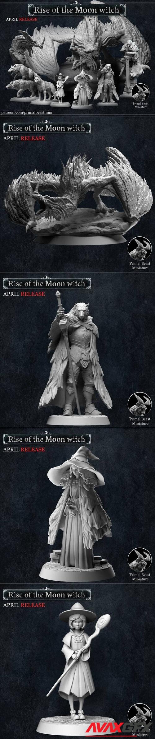 Rise of the Moon Witch - April Release – 3D Print