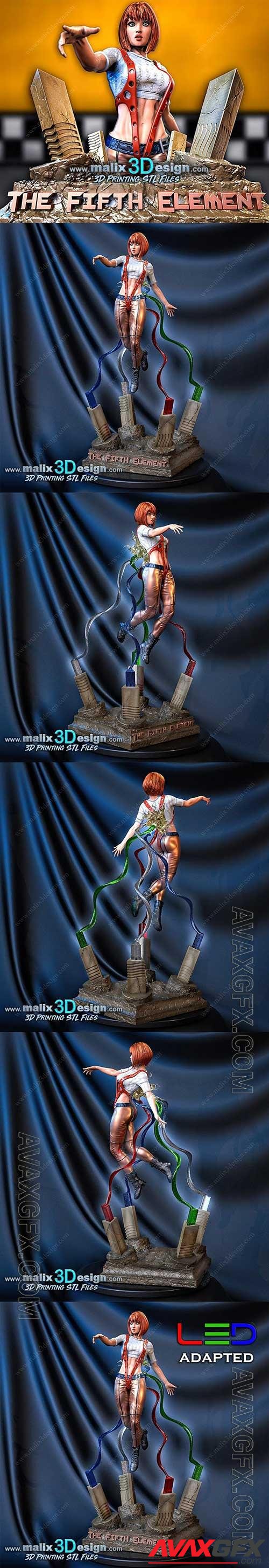 SANIX - The Fifth Element (Leeloo) 3D Print Model