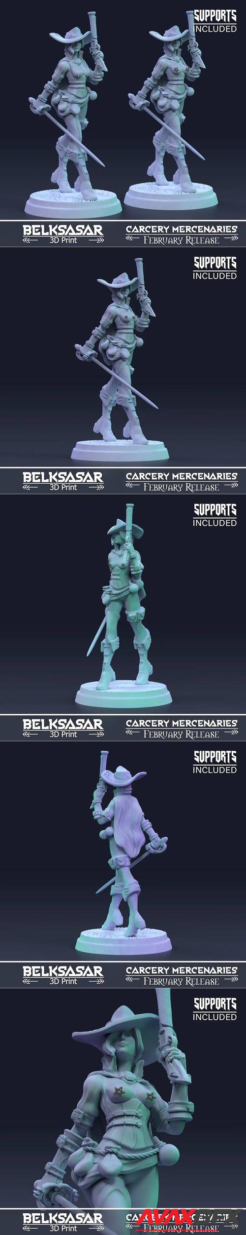 Elena the Duelist Nude and Normal – 3D Print