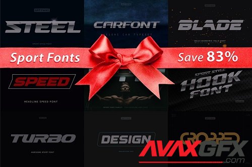 Sport Fonts Bundle  - 6640148