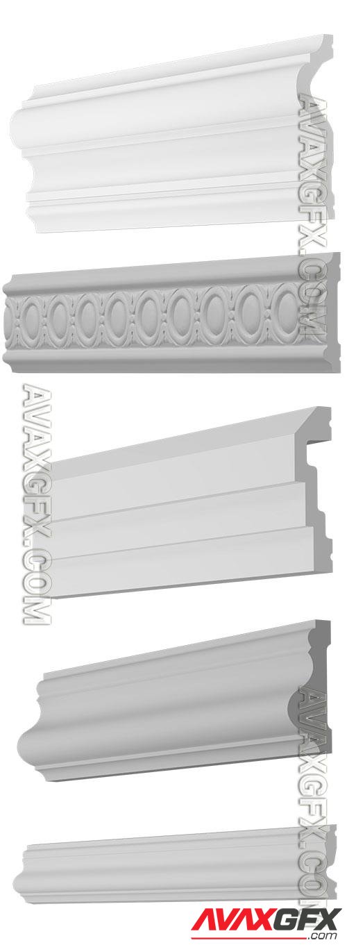 Molding collection 1 3D Model