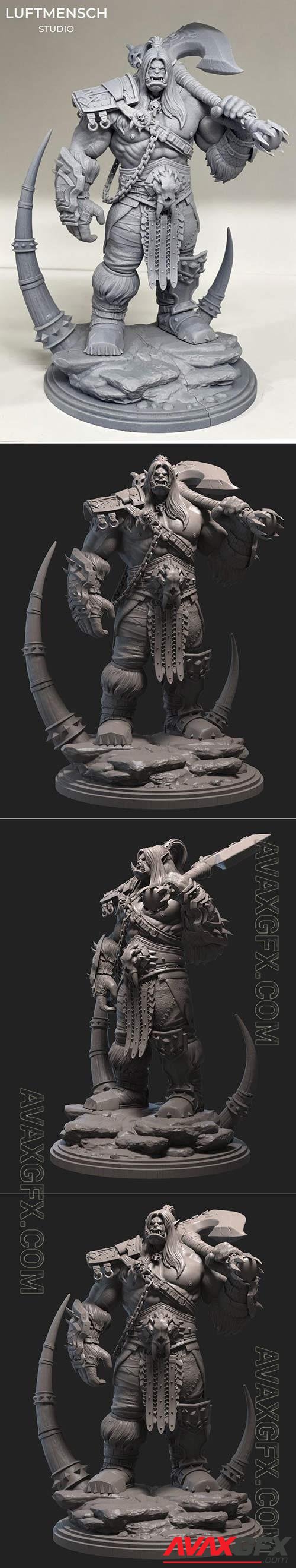 Grommash Hellscream 3D Print Model