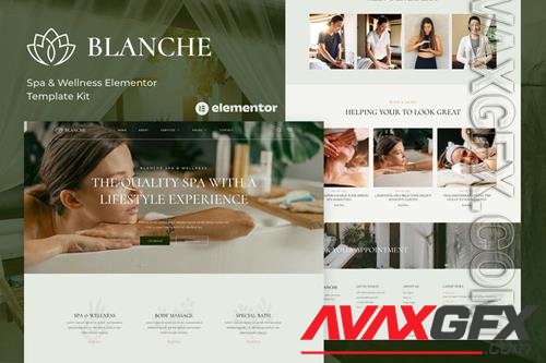 TF Blanche - Spa & Wellness Elementor Template Kit 38015078