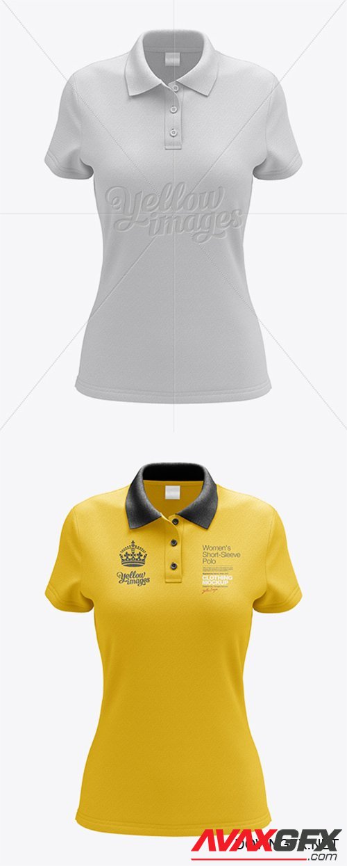 Womens Polo HQ Mockup 10723