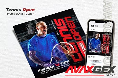 Tennis Open Social Media Promotion X4X4K5Y