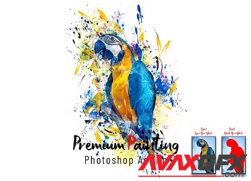 Premium Painting Photoshop Action - 7245183