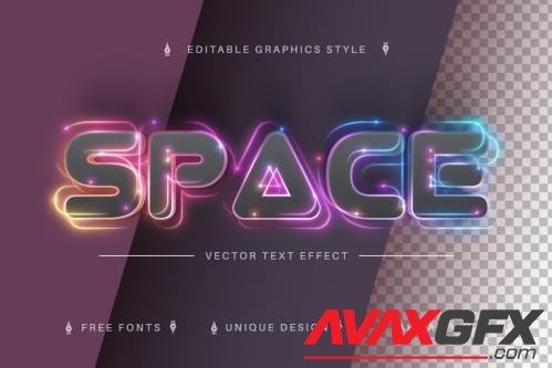 Space - Editable Text Effect, Font - 7244043