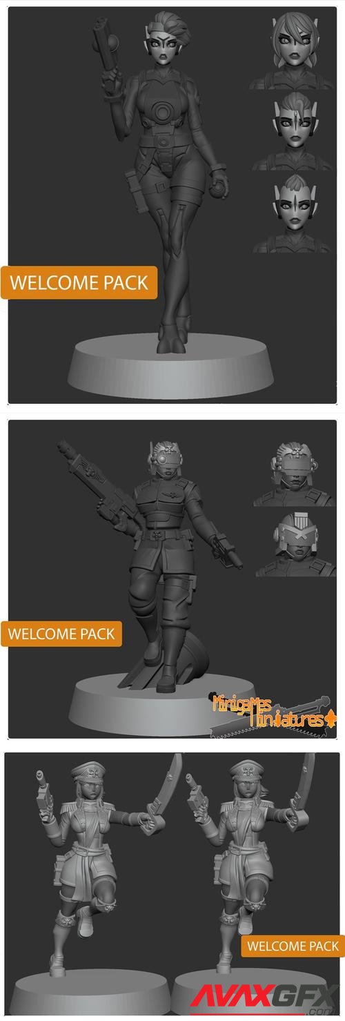 Minigames Miniatures - Welcome Pack April 2022 – 3D Print