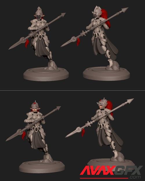 Space Elf Figurine July 2021 – 3D Print