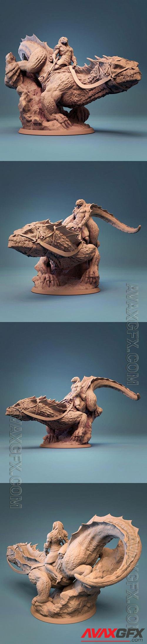 Giant Lizard 3D Print Model