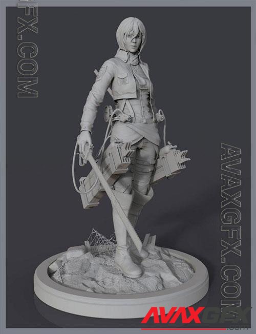 Mikasa Ackerman 3D Print Model