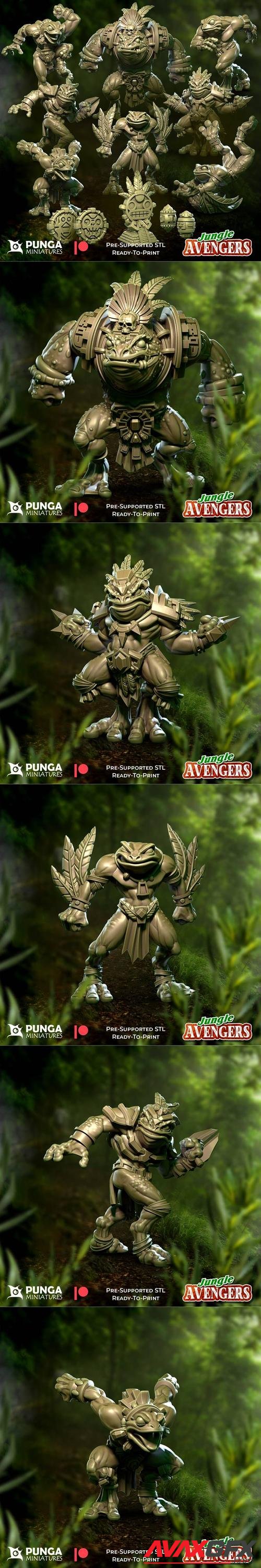 Punga Miniatures - Jungle Avengers Part 1 May 2022 – 3D Print