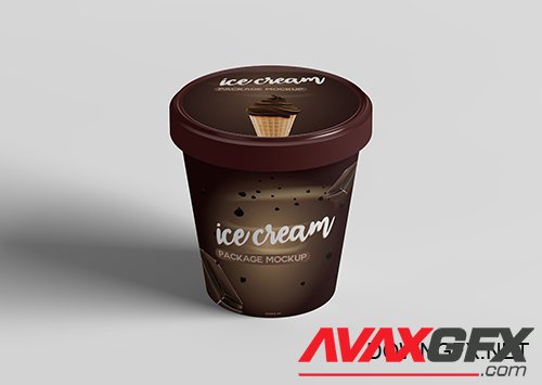 Ice Cream Package Mockup