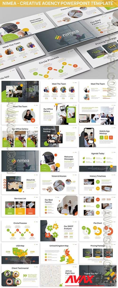 Nimea - Creative Agency Powerpoint Template