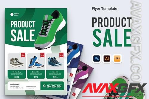 Sport Product Catalogue Flyer Ai & PSD Template