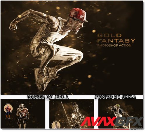 Gold Fantasy Photoshop Action