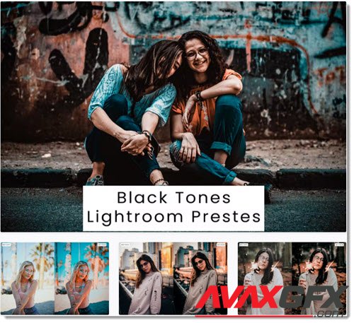 10 Black Tones Lightroom Prestes