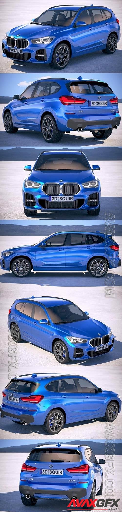 BMW X1 M-Sport 2020 3D Model