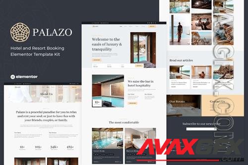 TF Palazo - Hotel and Resort Booking Elementor Template Kit 36831992