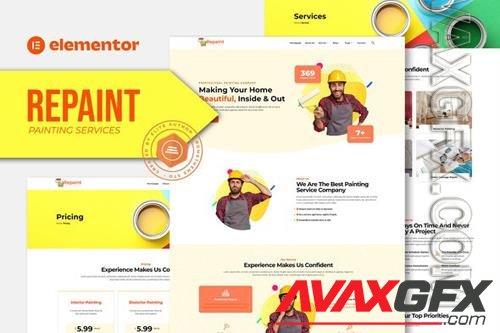 TF Repaint - Painting Company Service Elementor Template Kit 38018130