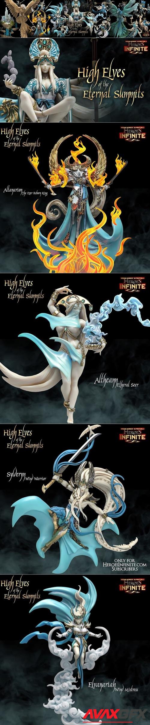 Heroes Infinite - High Elves of the Eternal Summits February 2022 – 3D Print