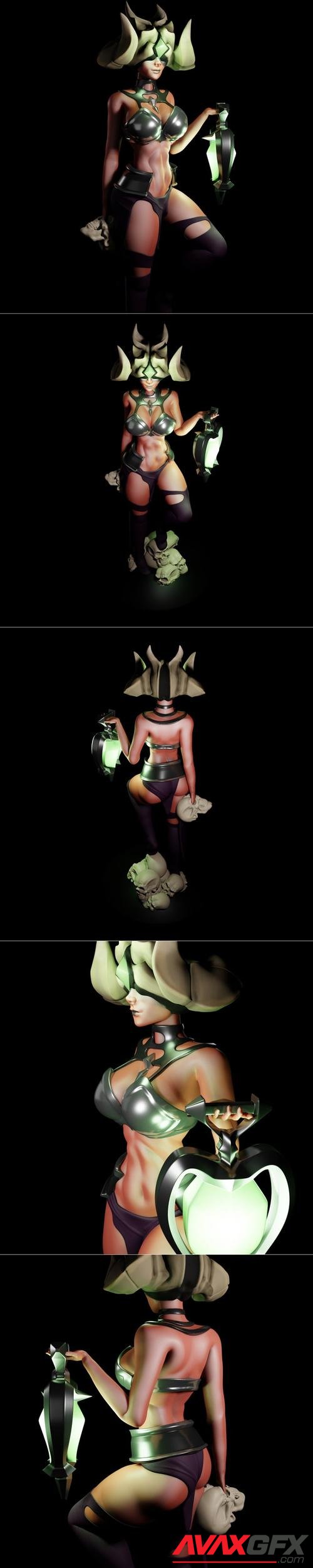 Succubus - Seris - Qbarkz – 3D Print