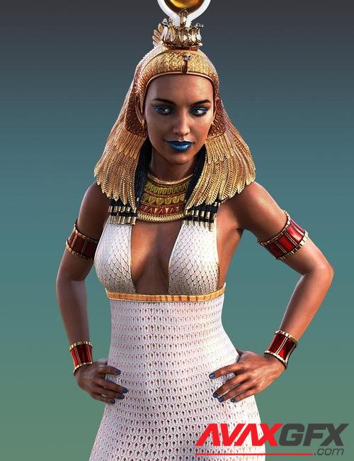 Pharaoh Animations for Genesis 8 Female and Twosret 8