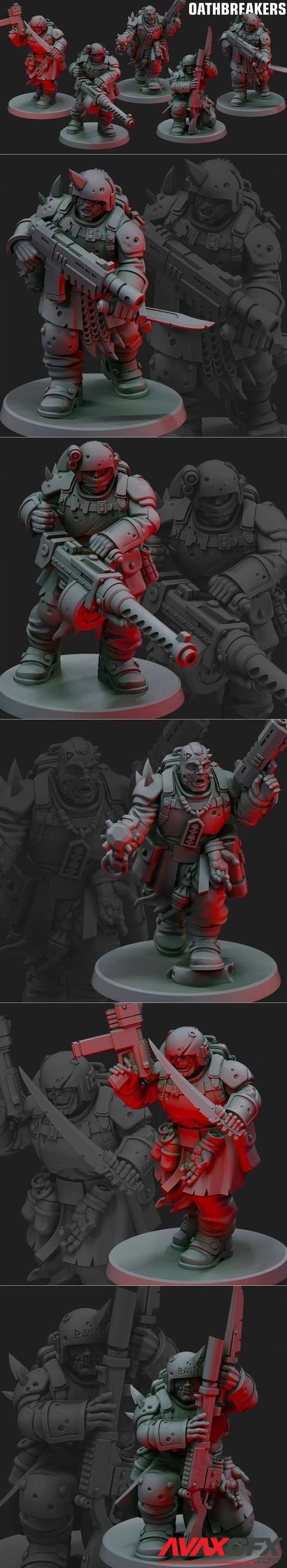 Red Pilgrim Miniatures - Oathbreakers – 3D Print