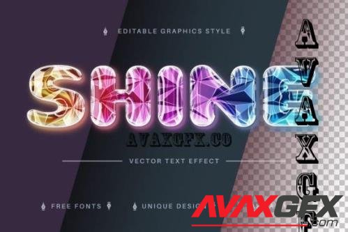 Daimond - Editable Text Effect, Font - 7251934