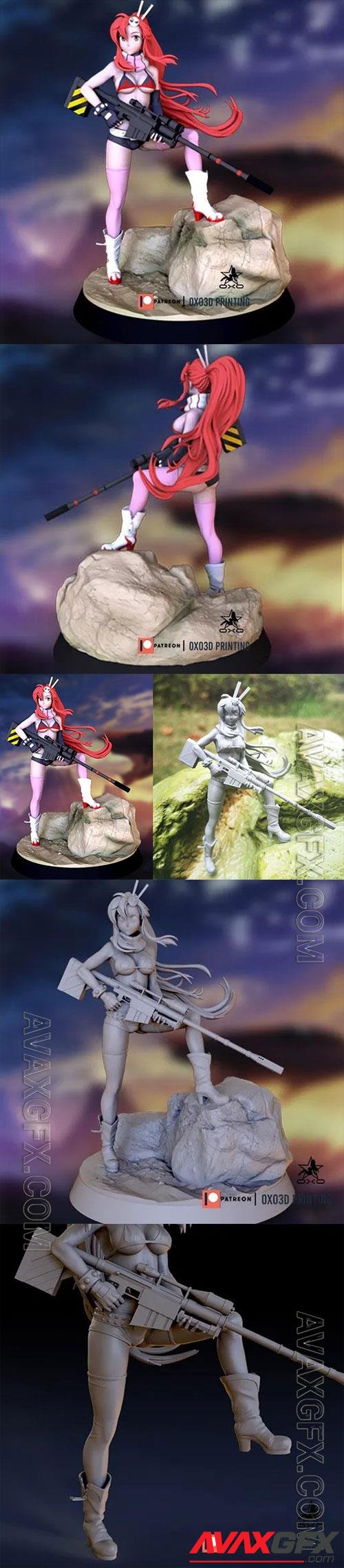 Yoko Littner - Tengen Toppa Gurren Lagann 3D Print Model