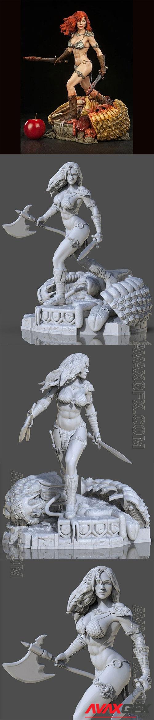 Red Sonja 3D Print Model » AVAXGFX