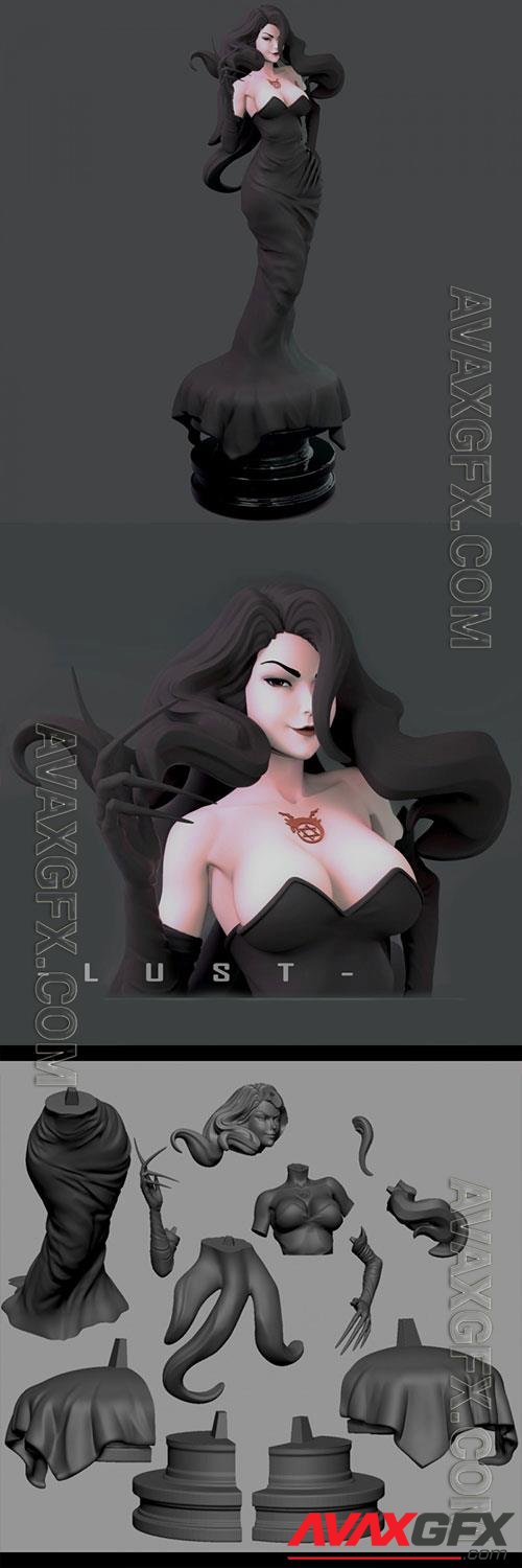 Lust - Fullmetal Alchemist 3D Print Model