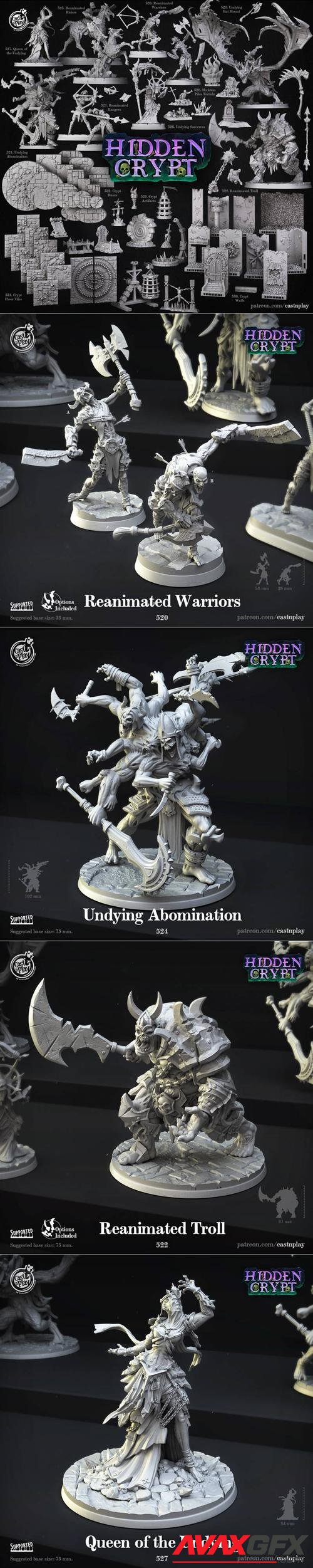 Cast N Play - Hidden Crypt May 2022 – 3D Print