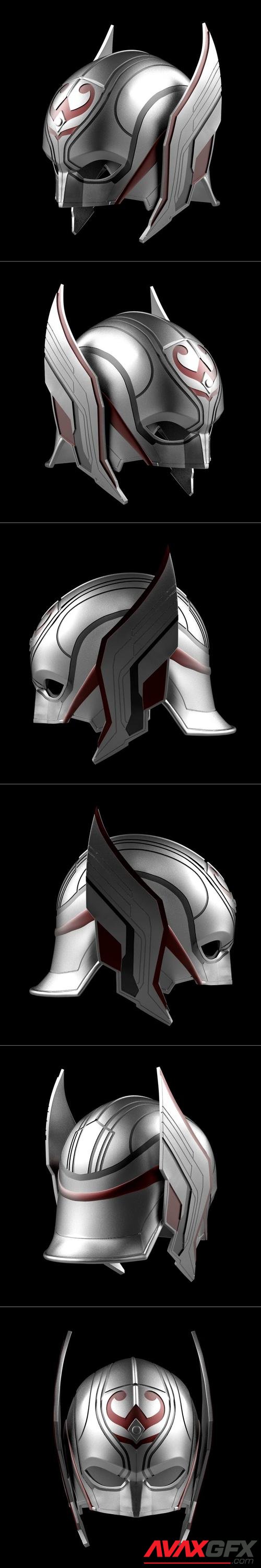 Lady Thor Helmet – 3D Print