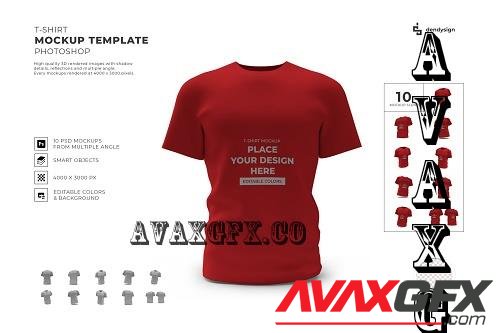 Tshirt Mockup Template Set - 1958841