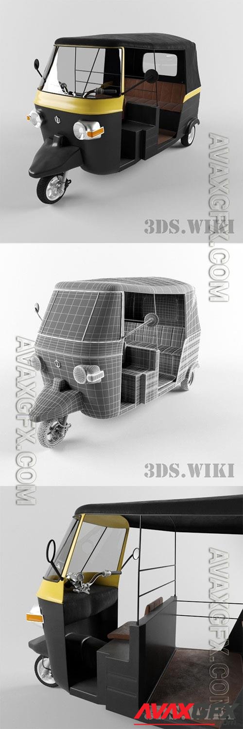 Auto rickshaw 3D Model