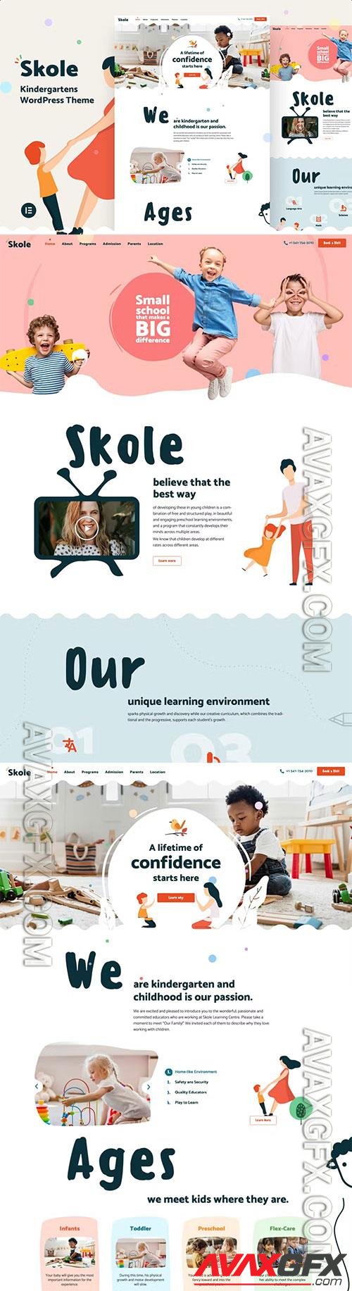 TF Skole - Kindergarten WordPress Theme 26875770