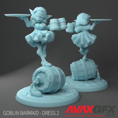 Stella the Goblin Barmaid - Dress 2 – 3D Print