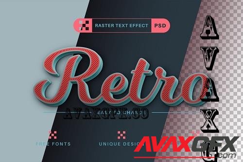 Retro - Editable Text Effect, Font - 7256355