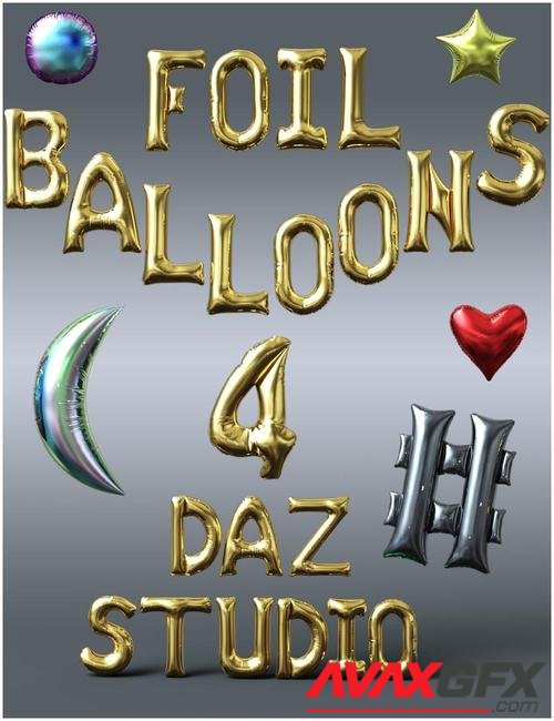 Foil Balloons Props