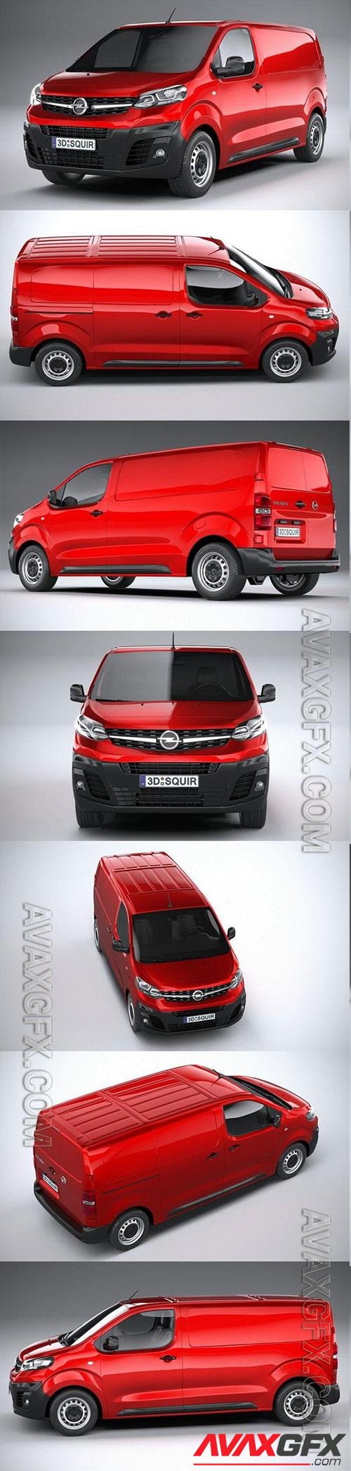 Opel Vivaro 2020 3D Model