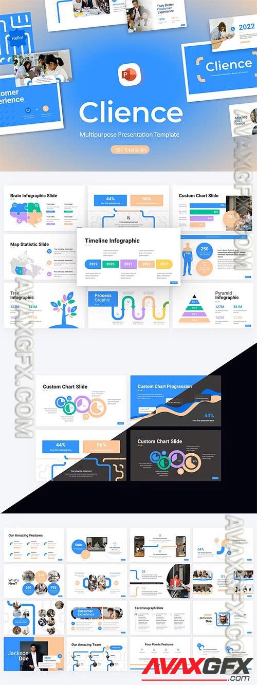 Clience Creative PowerPoint Template