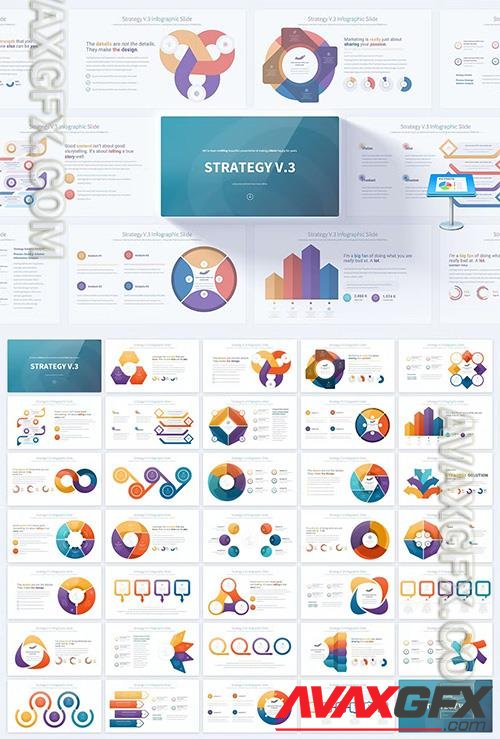 Strategy V.3 - Keynote Infographics Slides