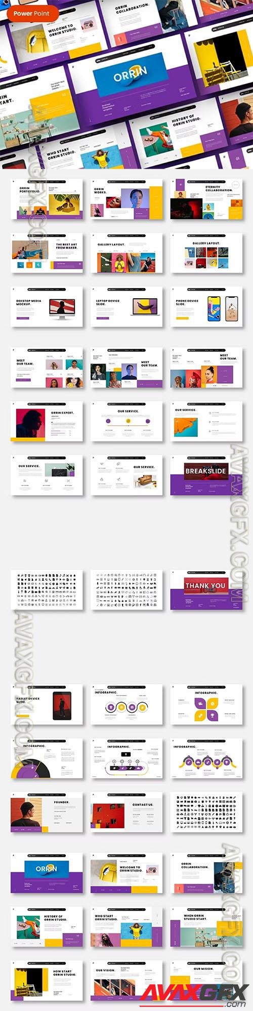 Orrin - Business Powerpoint, Keynote and Google Slides Template