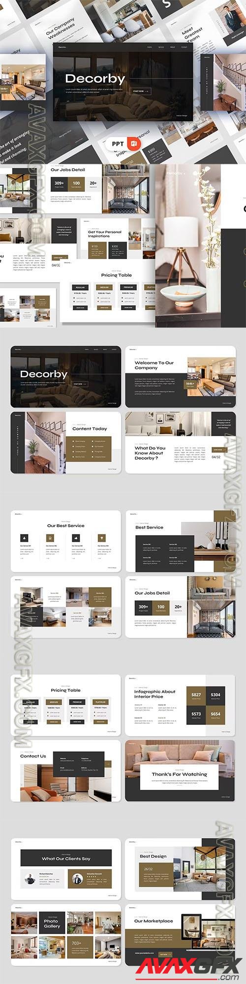 Decorby - Powerpoint, Keynote and Google Slides Template