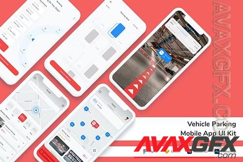 Vehicle Parking Mobile App UI Kit