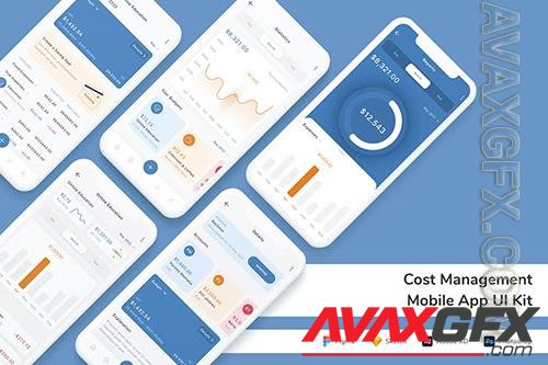 Cost Management Mobile App UI Kit