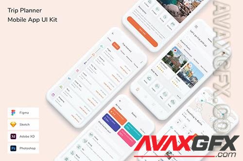 Trip Planner Mobile App UI Kit